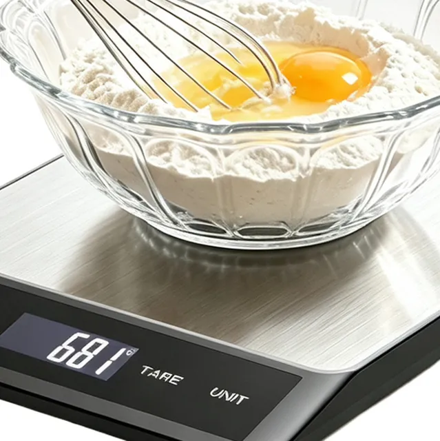 15kg Stainless Steel Digital Kitchen Scale with USB Recha… — photo 3