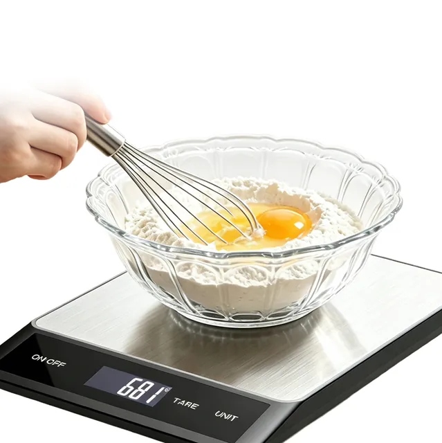 15kg Stainless Steel Digital Kitchen Scale with USB Recha… — photo 4