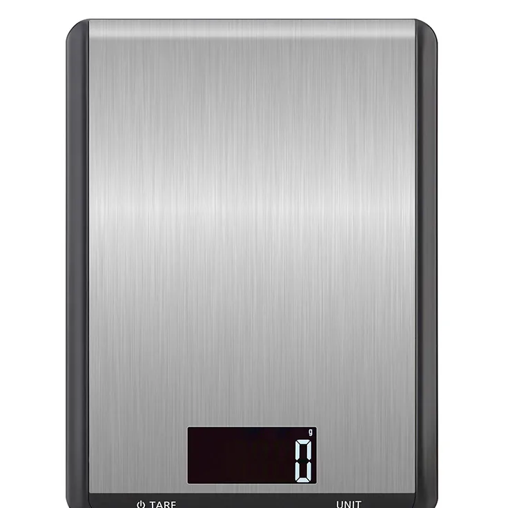 5kg Stainless Steel Digital Kitchen Scale with Flat Panel — Yeele digital scale manufacturer