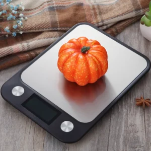 Yeele 10kg Stainless Steel Digital Kitchen Scale with Flat Panel