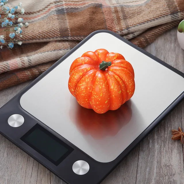 10kg Stainless Steel Digital Kitchen Scale with Flat Panel — photo 2