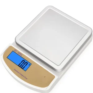 Yeele 10kg Stainless Steel Digital Kitchen Scale with USB Rechargeable, 0.1g Precision