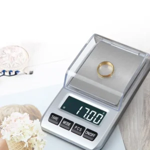 Yeele Digital Pocket Scale with USB Rechargeable, Palm Size, 0.01g Precision for Jewelry