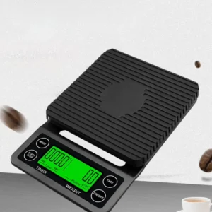 Yeele 3kg Digital Coffee Scale with Built-in Timer, Smart, 0.1g Precision